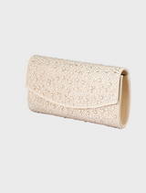 Emma Crystal Clutch - Champagne