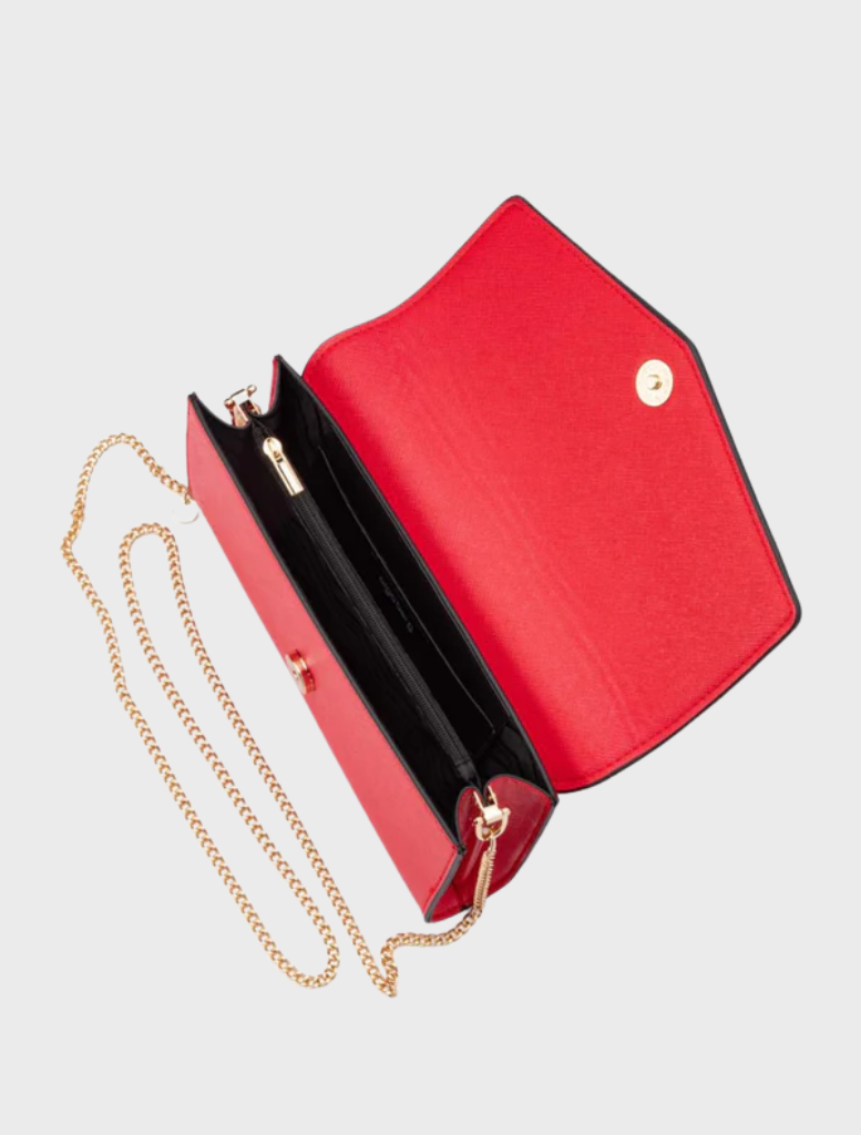 Nic Envelope Clutch - Red