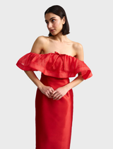 Primrose Dress - Ruby