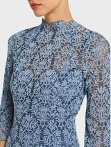 Juliette Midi - Pale Blue-Navy