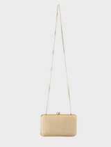 Jen Mesh Clutch - Gold