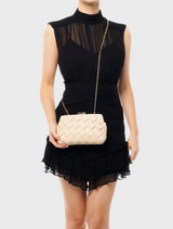 Quinn Woven Clutch - Natural