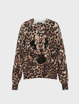 Thick Gauge Pullover - Animal print