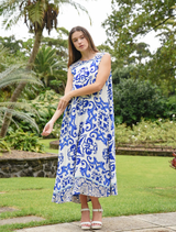 Smooth Ride Dress - Blue Tile