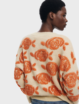 Thick Gauge Jacket - Floral Print