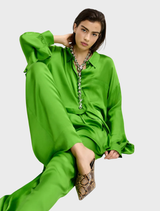 Julissa Pant - Spirulina Green
