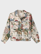 Noelle Jacquard Jacket - Red