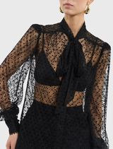 Delphina Blouse - Black