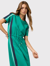 Contour Dress - Jade/Navy