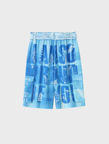 Luca Belted Cargo Bermuda - Indigo