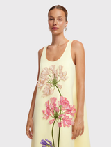 Charlene Applique Gown – Agapanthus Print