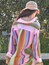Look Ahead Shirt - Candy Stripe
