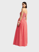 Layla Dress - Ruby Gingham