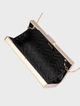 Samantha Slimline Clutch - Gold