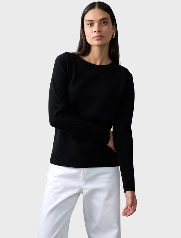 Essential Slim Crew - Jet Black