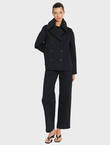 Pea Jacket - Black