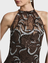 Monique Gown - Chocolate Silver