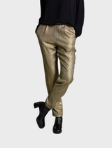 Beluca Straight Leg Trousers - Gold