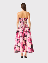 Lumiflora Halter Gown - Pink Floral