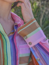 Look Ahead Shirt - Candy Stripe