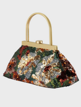 Audrey Sequin Top Handle - Bronze