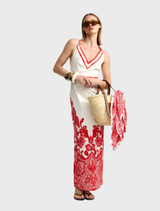 Clara Dress - Ruby Antique