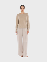 Crew Sweater - Camel