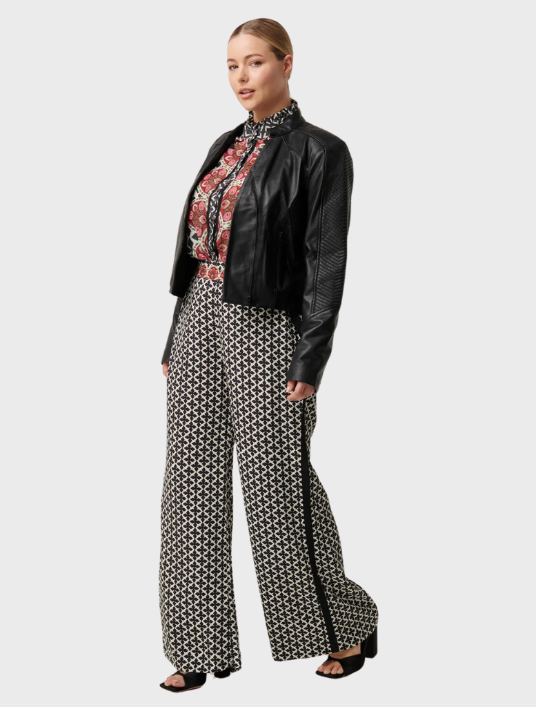 Willow Viscose Dobby Half Waist Panel Pant - Country Tapestry