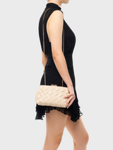 Quinn Woven Clutch - Natural