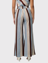 Willow Linen Viscose Pant - Iridescent Stripe