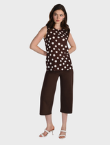 Woven Denim Pant - Coconut