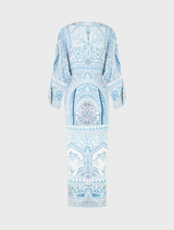 Long Split Front Twist Dress - The Hum Of The Alhambra