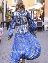 Carlota Dress - Blue