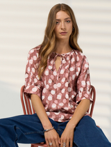 Vision Blouse - Cocoa Multi