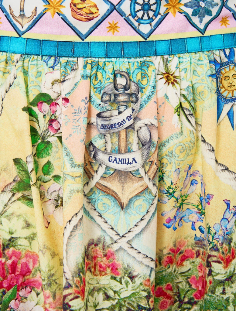 High-Waisted Tiered Skirt