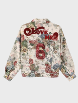 Noelle Jacquard Jacket - Red