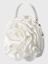 Rosita Rosette Frame Bag - White