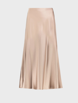Satin Skirt - Truffle
