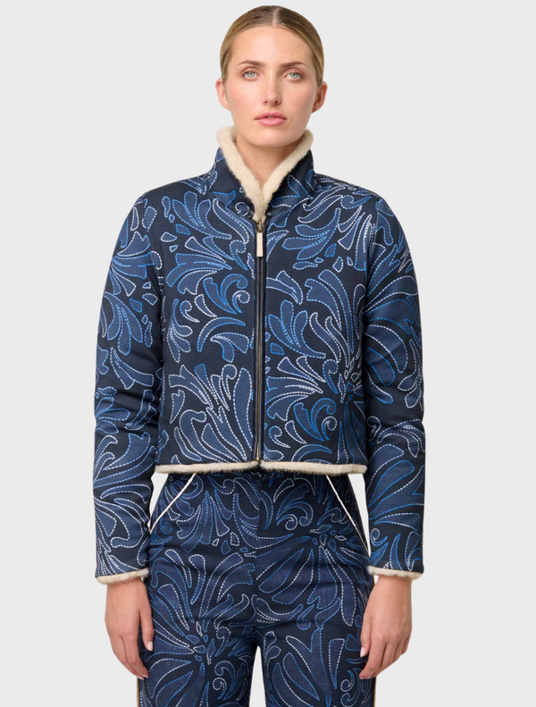 Rylie Reversible Faux Fur Jacket - Altamira & Blanca