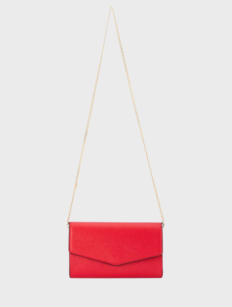 Nic Envelope Clutch - Red