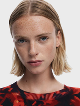 Thin Gauge Pullover - Floral Print