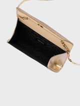 Stacey Crystal Clutch - Gold