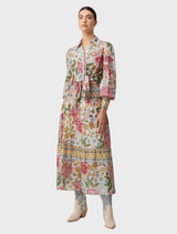 Wren Lace Cotton Slub Shirt - Azalea Fields