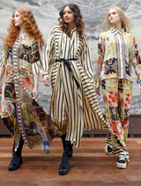 Blurred Lines Dress - Stripes