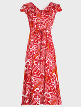 Club  Tropicana Dress - Red/Pink
