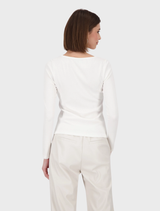 Shirt Rib with Jewellery - Off-White