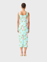 Emmeline Sequin Midi Dress - Mint Green