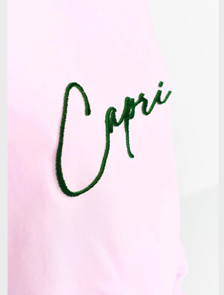 Sweater with lettering - Spring Blush