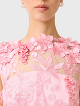 Monique High Neck Gown - Pink