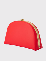 Celeste Curved Clutch - Red